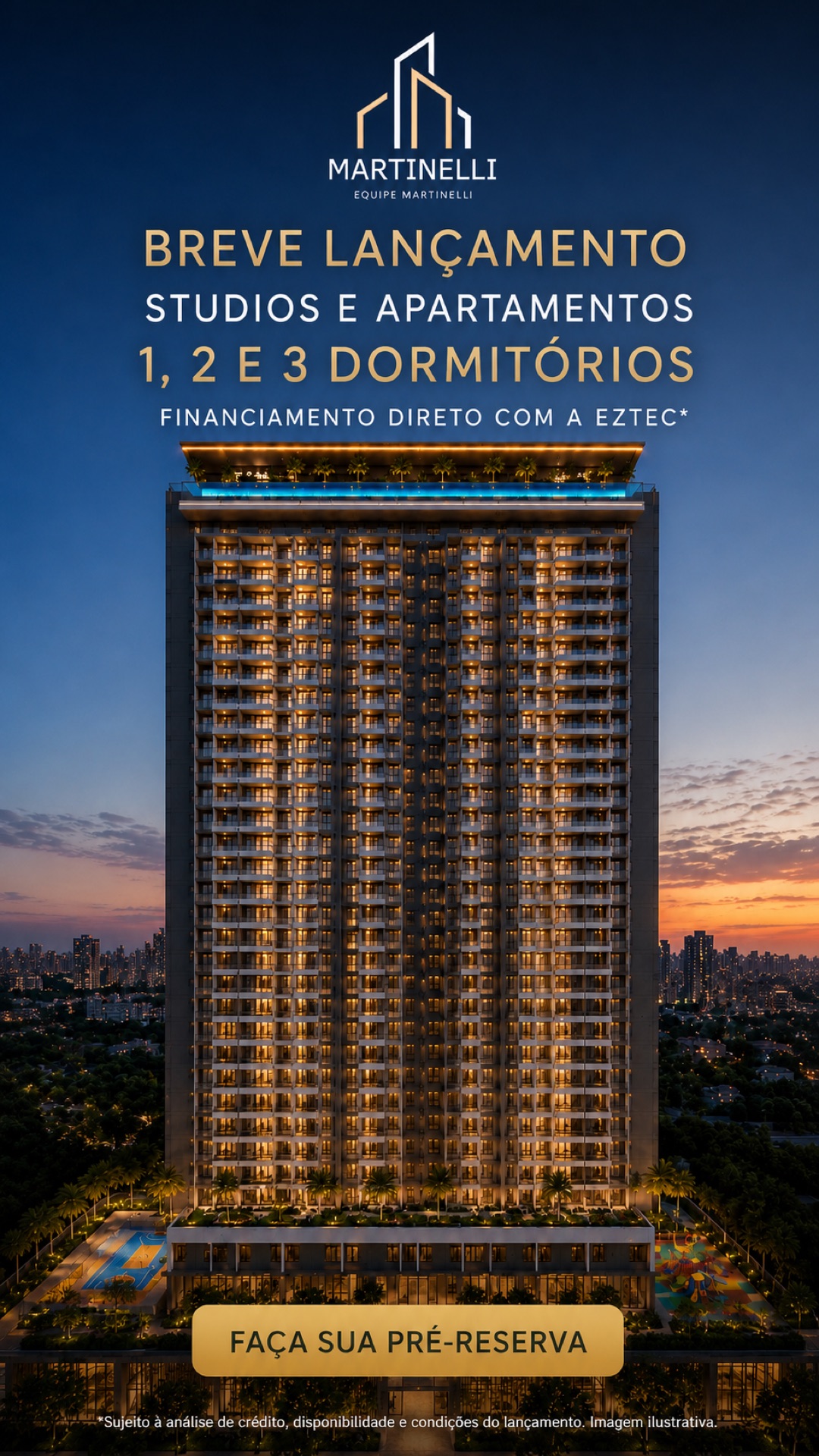 Material visual da campanha Town Residences by Lindenberg